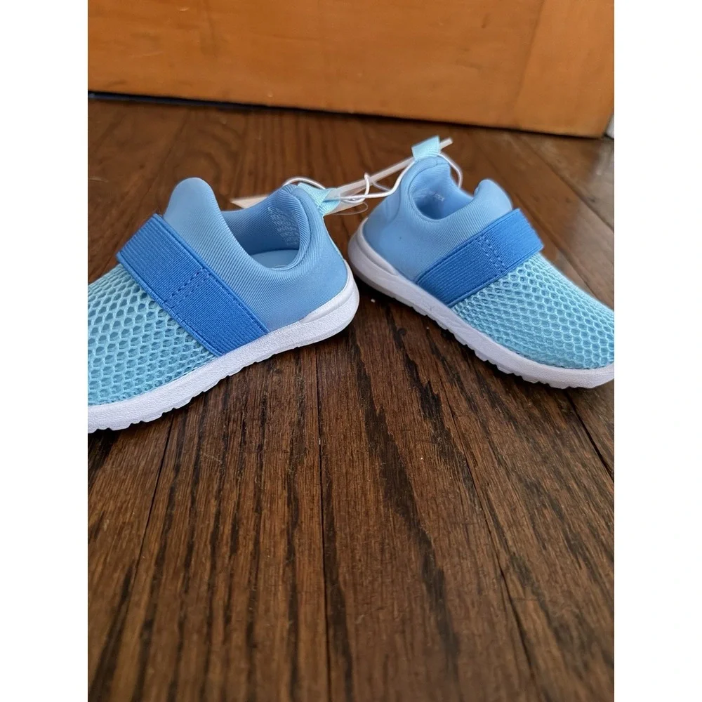 Cat & Jack Unisex Toddler Light Blue Slip-On Water Shoes Size 5 NWOB Mesh Top